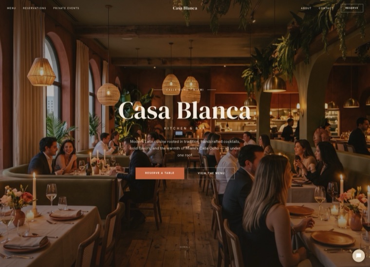 Casa Blanca demo site
